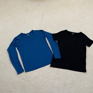 🌸ATHLETA Blue and Black Long Sleeve and Short Sleeve Tops